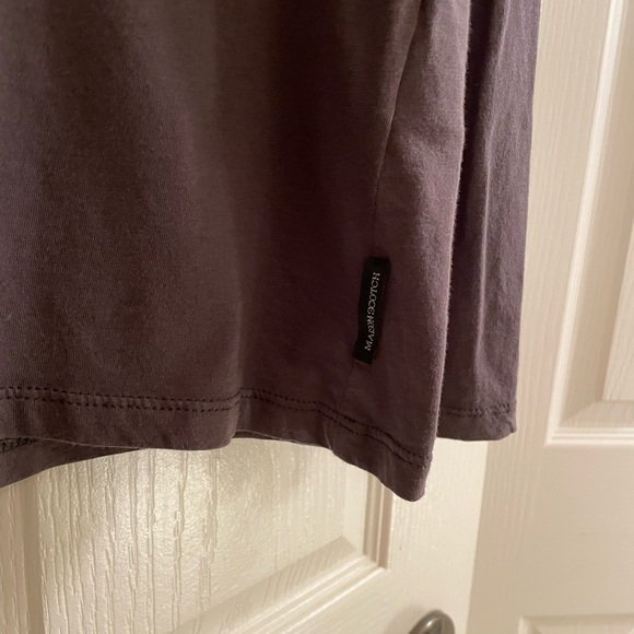 NWT MAISON SCOTCH Gray Long Sleeved Tee with Buttons - Picture 7 of 13